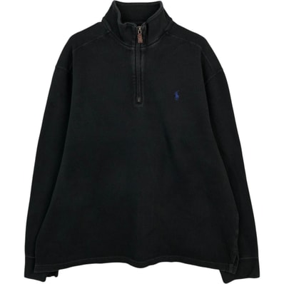 古着 ラルフローレン Ralph Lauren POLO by Ralph Lauren ハーフジップスウェットシャツ トレーナー メンズXL相当/eaa624361