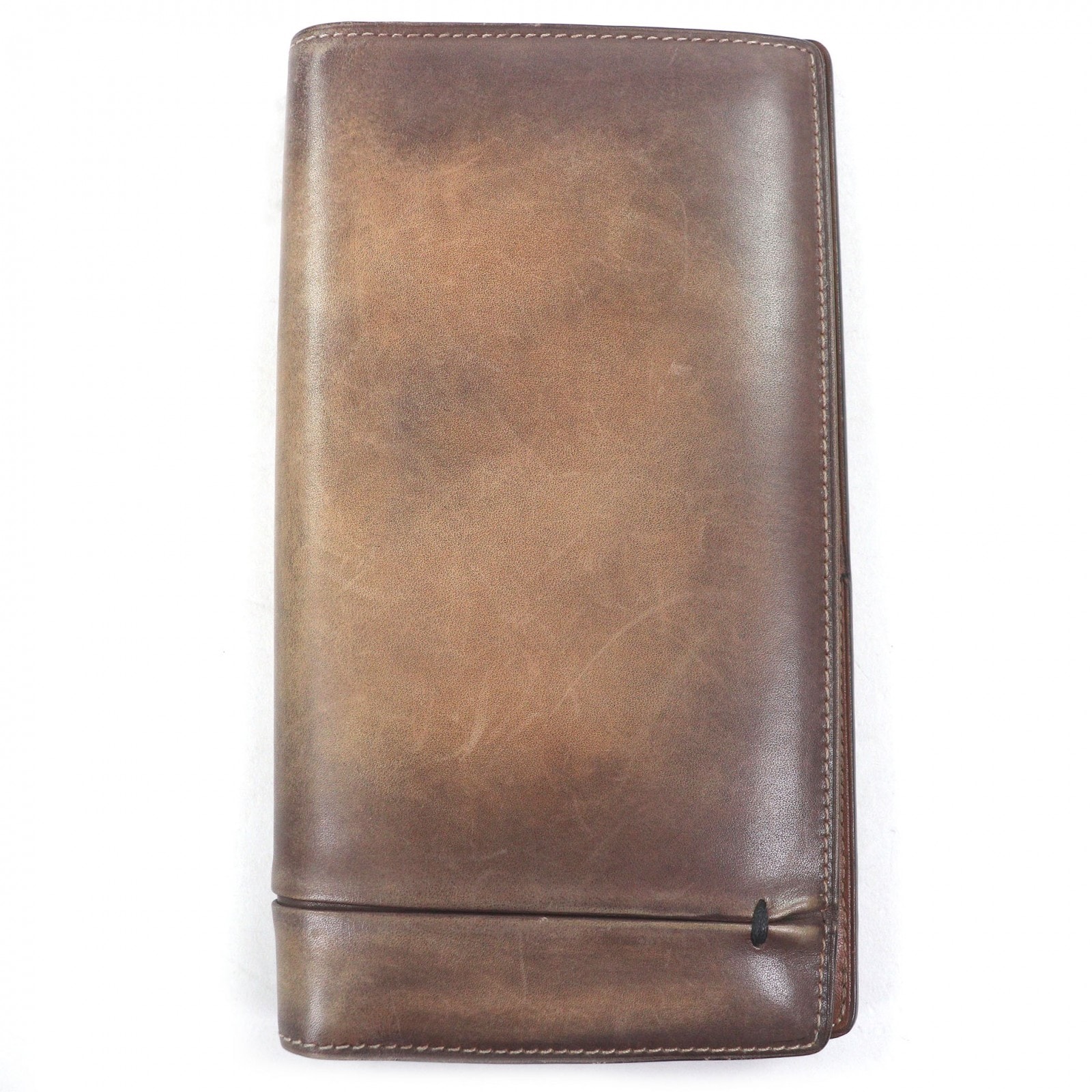 良品 ベルルッティ 長財布 ブラウン メンズ