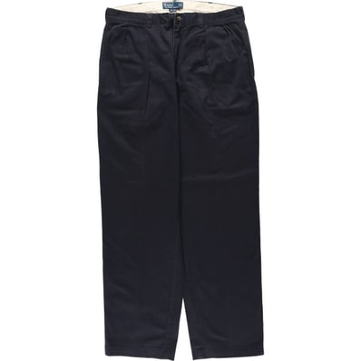 古着 ラルフローレン Ralph Lauren POLO by Ralph Lauren ANDREW PANT ツータック チノパンツ メンズw34相当/eaa650931