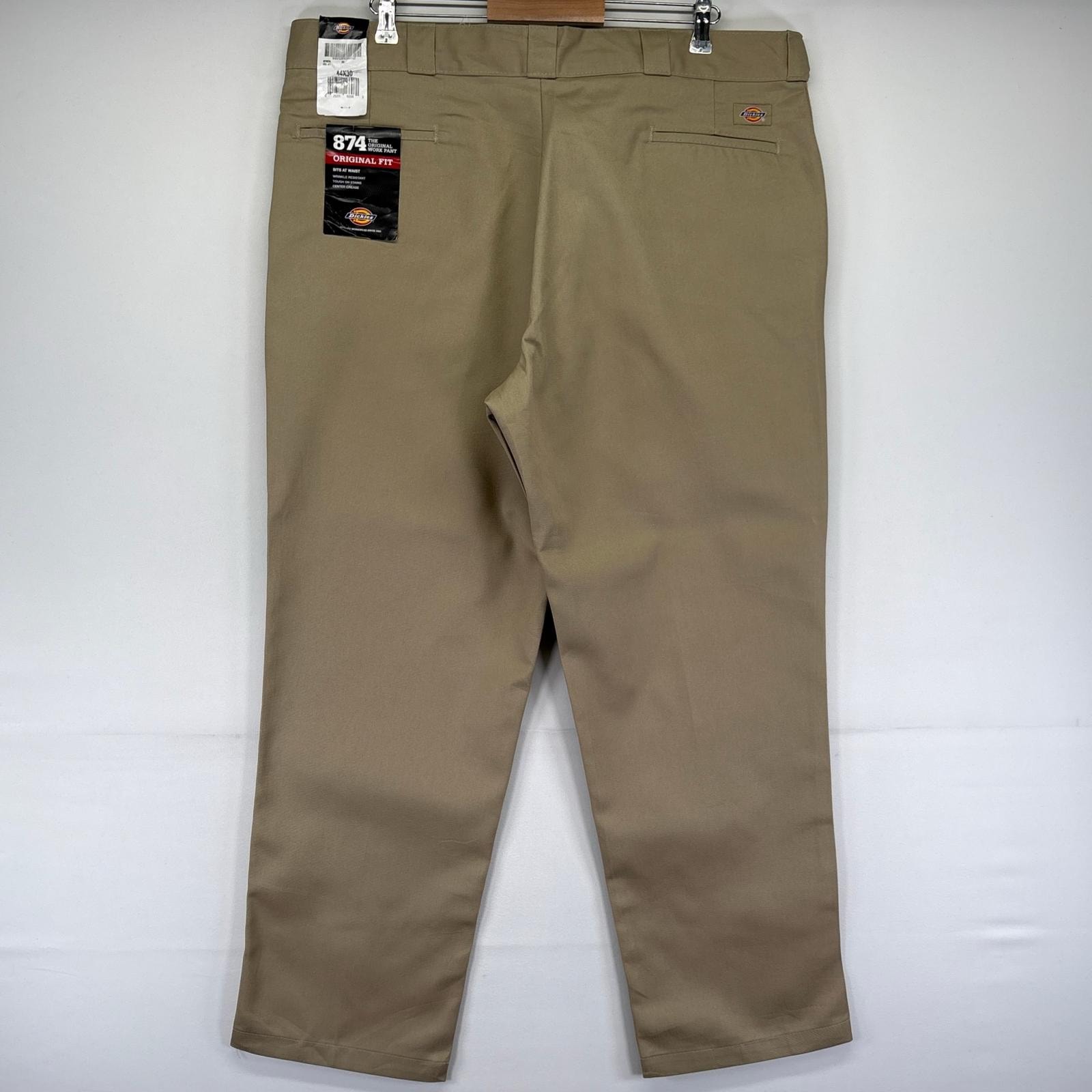 古着 美品 ディッキーズ Dickies パンツ 874 ワークパンツ デッドストック タグ付き 大きいサイズ w44 L30 ベージュ系 メンズ