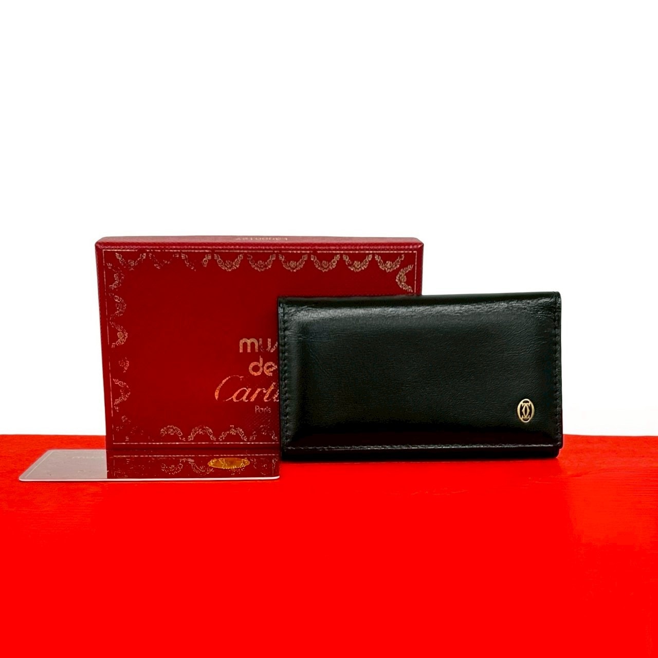 CARTIER カルティエ レザー キーケース ブラック
30353