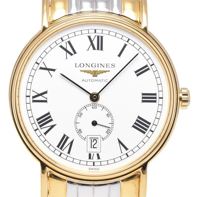ロンジン LONGINES L4.805.2.11.7 プレザンス SS/YG 自動巻き メンズ 極美品 箱・保証書付き C#147086