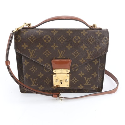 ■美品 ルイヴィトン モノグラム モンソー26M51187 ショルダーバッグ