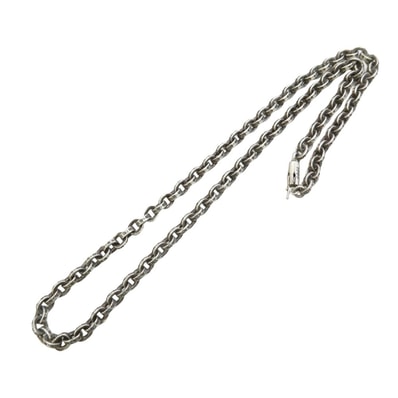 CHROME HEARTS クロムハーツ(原本無) PAPER CHAIN 18 ペーパーチェーン ネックレス 18inchi 18インチ シルバー系【中古】
