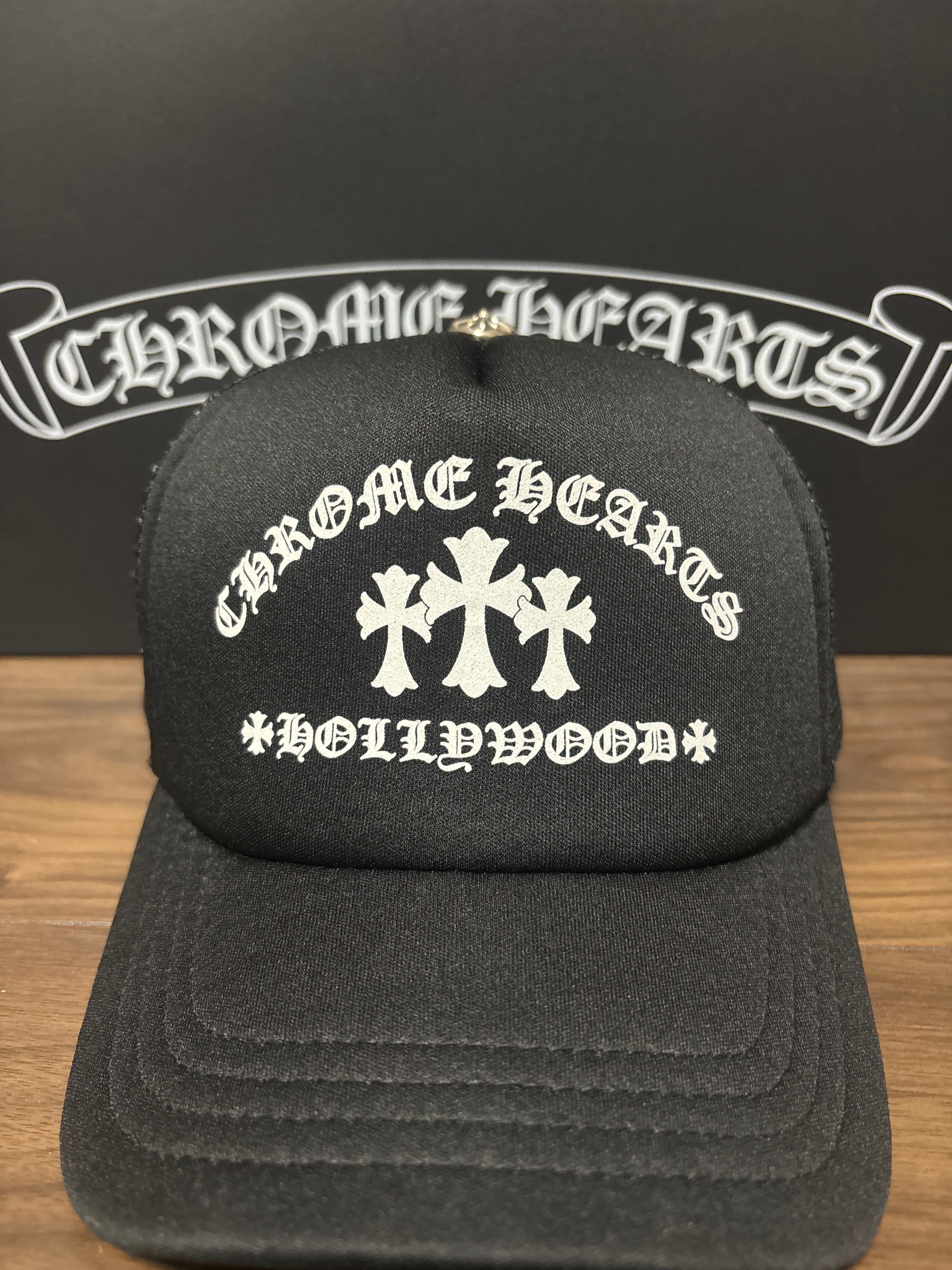 Chrome Hearts Trucker Cap King Taco "Black"