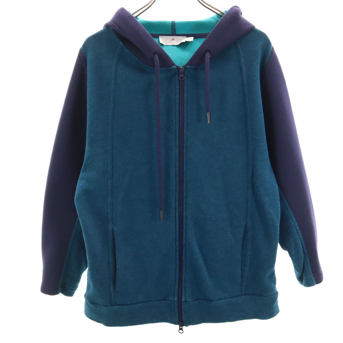 adidas by Stella McCartney アディダスバイステラマッカートニー 長袖 ジップパーカー OT ネイビー系