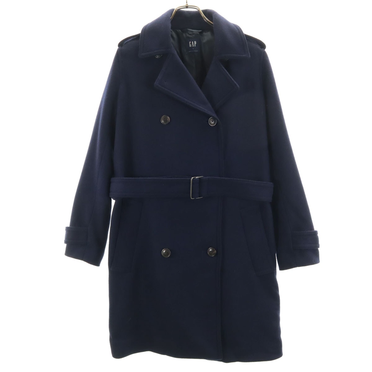 GAP ギャップ トレンチコート S ネイビー