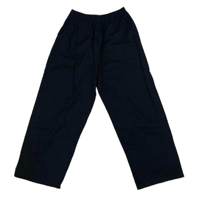 BALENCIAGA バレンシアガ パンツ 791050 TQM05 コットン ワイド ロング パンツ ブラック系 M【美品】【中古】