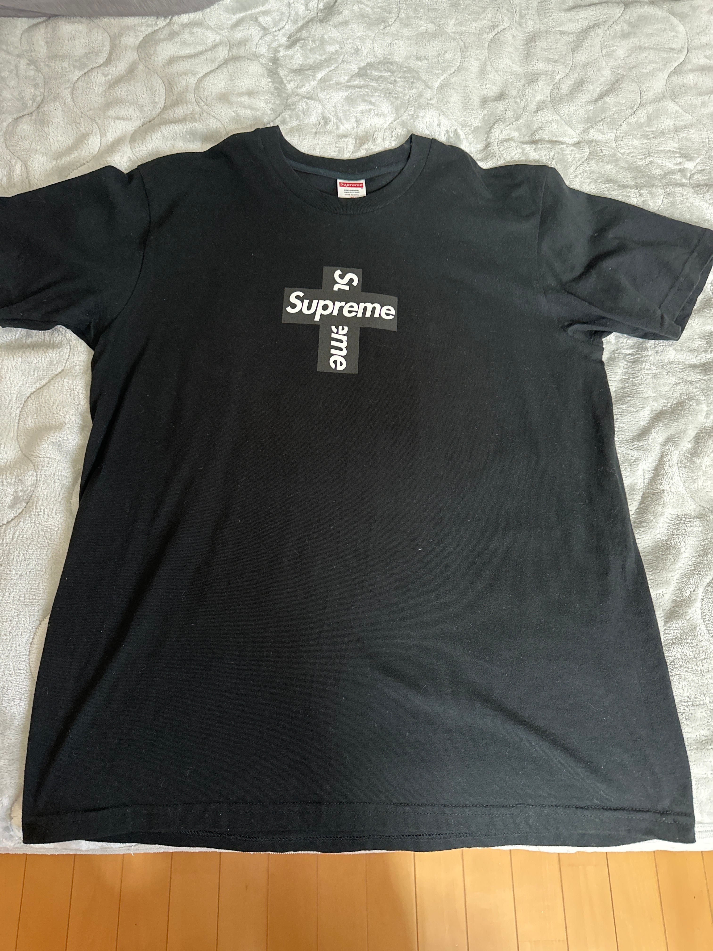 Supreme Cross Box Logo Tee "Black"