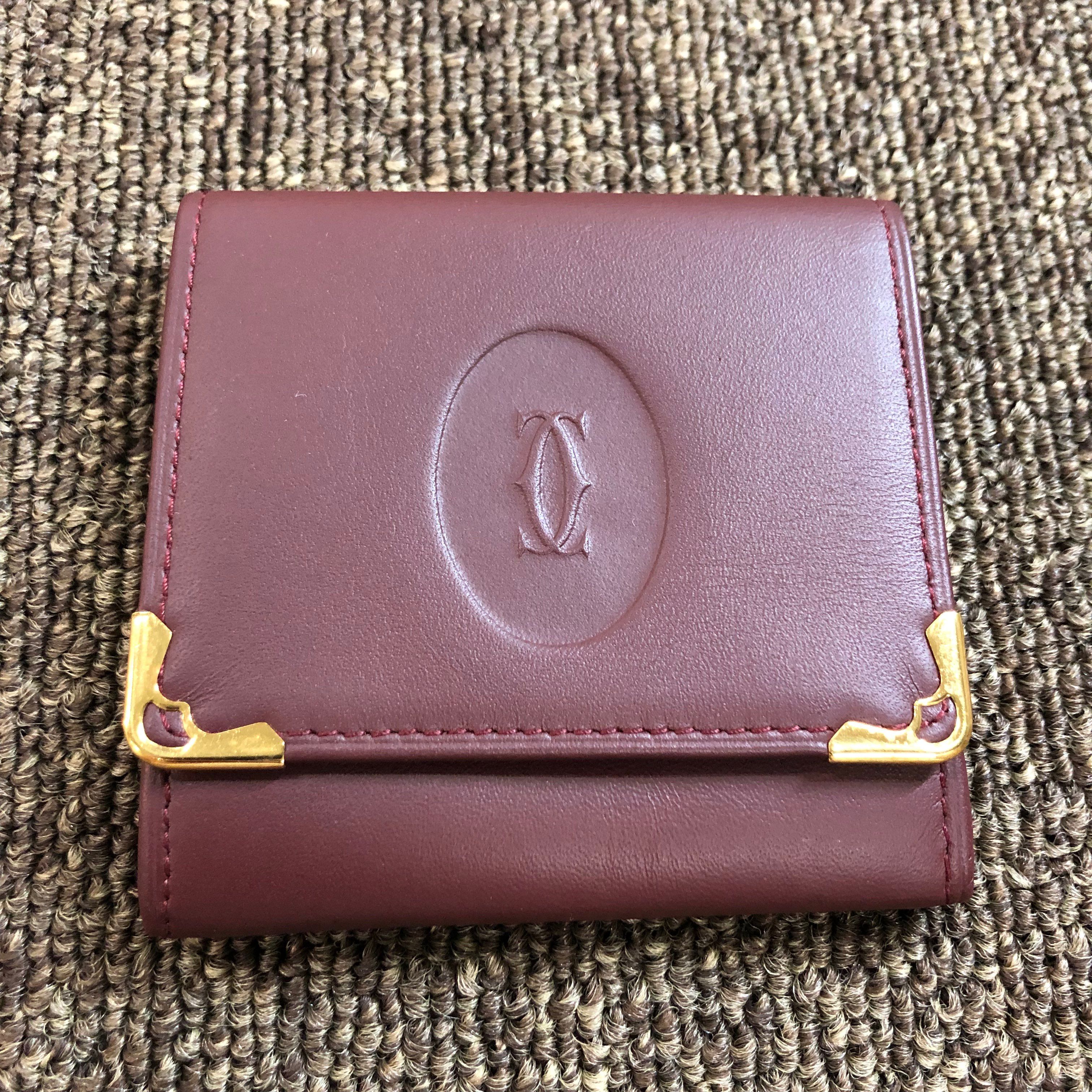 Cartier Mustline Coin Case "Bordeaux"