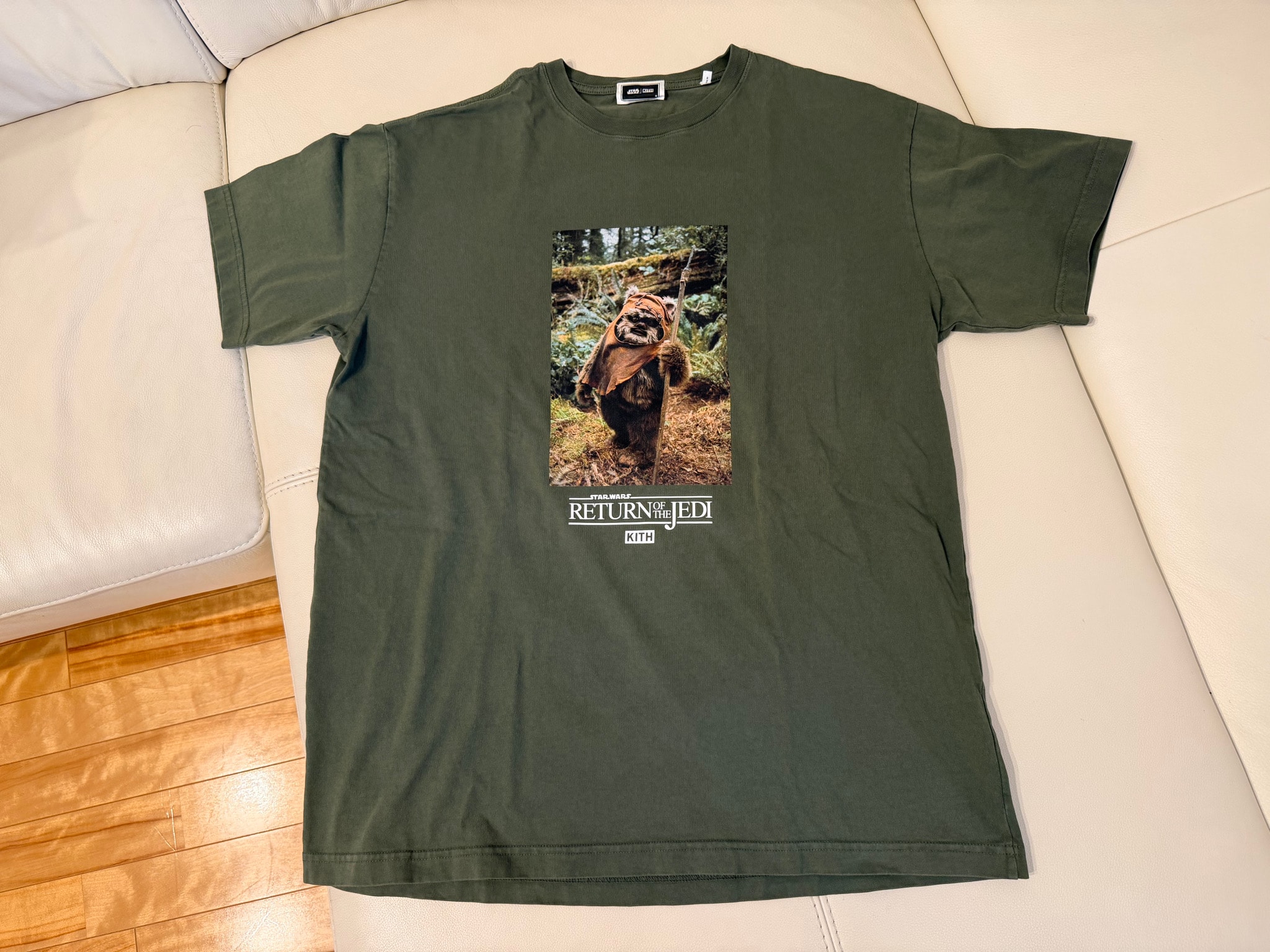 Kith x STAR WARS Ewok Vintage Tee "Cypress"