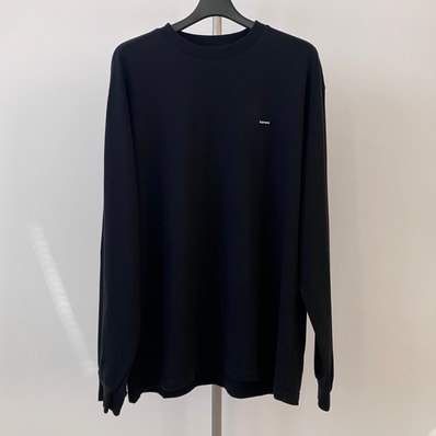 Supreme Small Box L/S Tee "Black"(22FW)