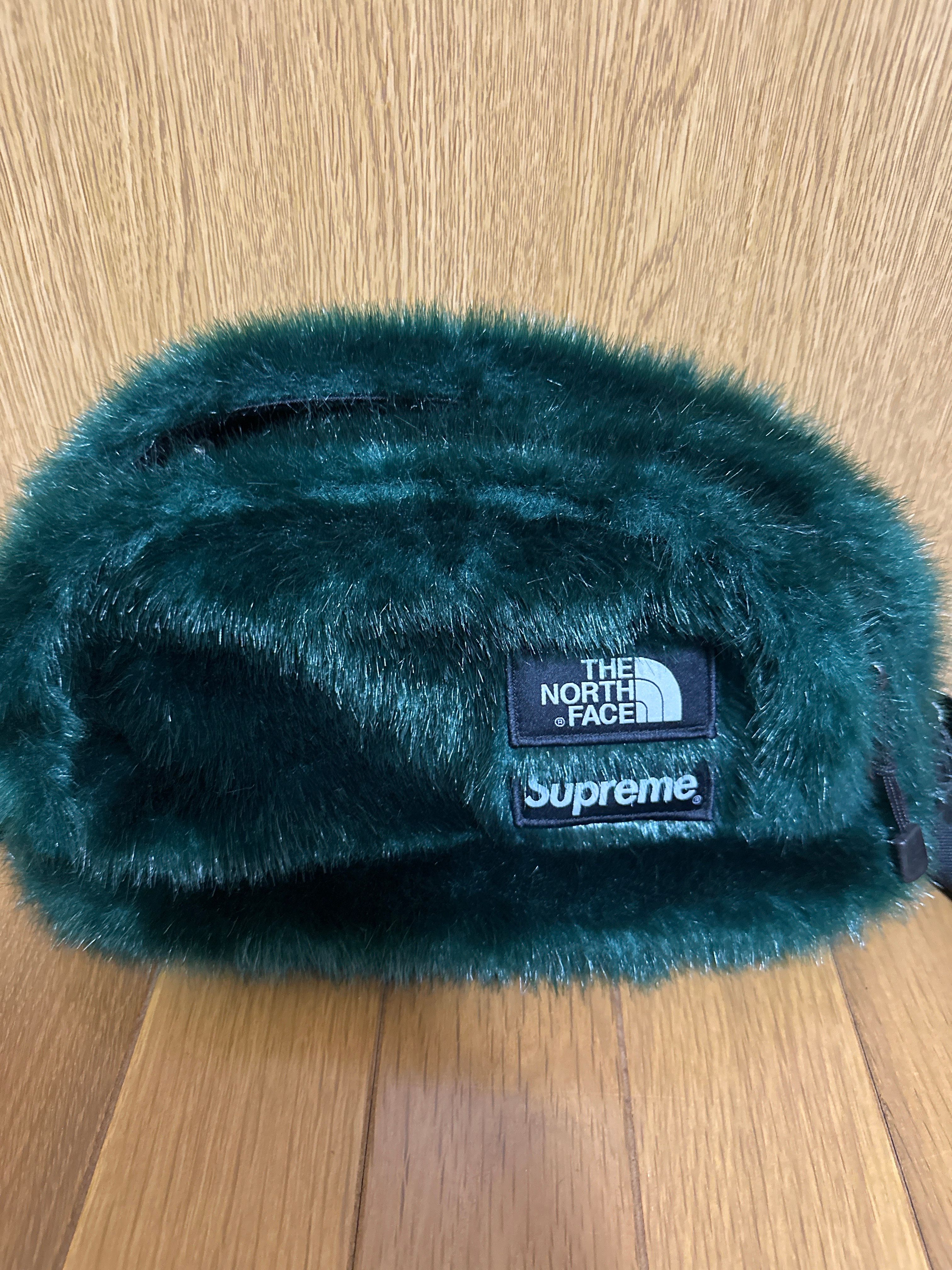 Supreme x The North Face Faux Fur Waist Bag 