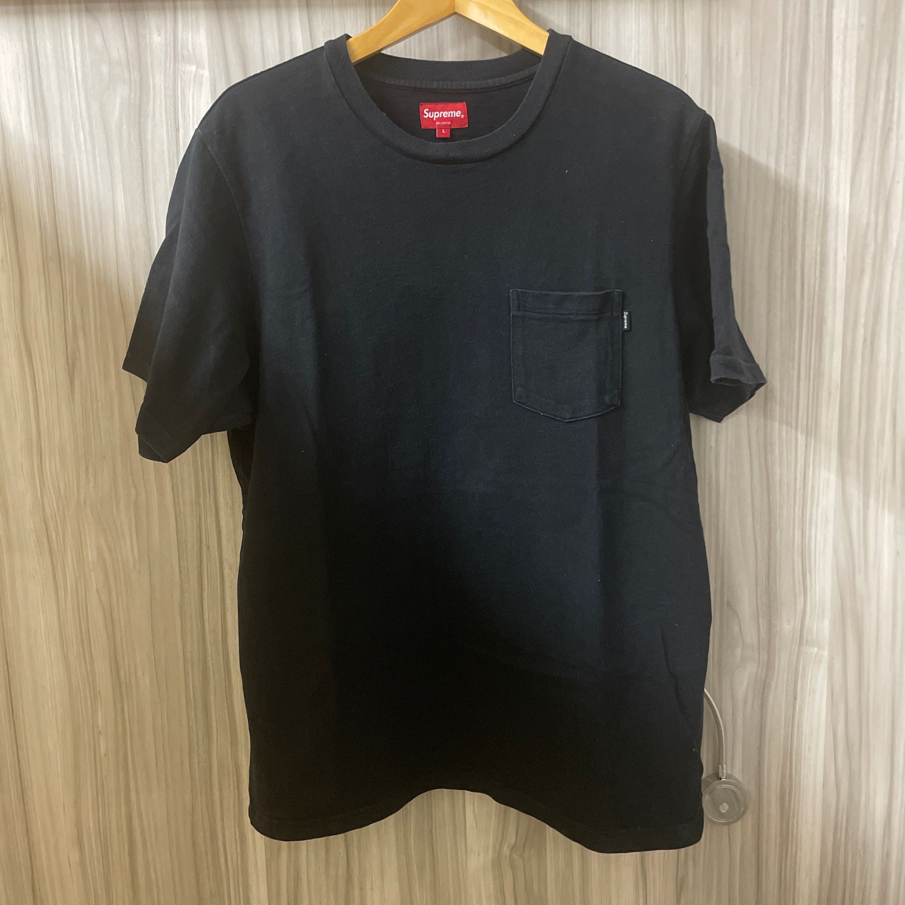 Supreme S/S Pocket Tee "Black"(18FW)