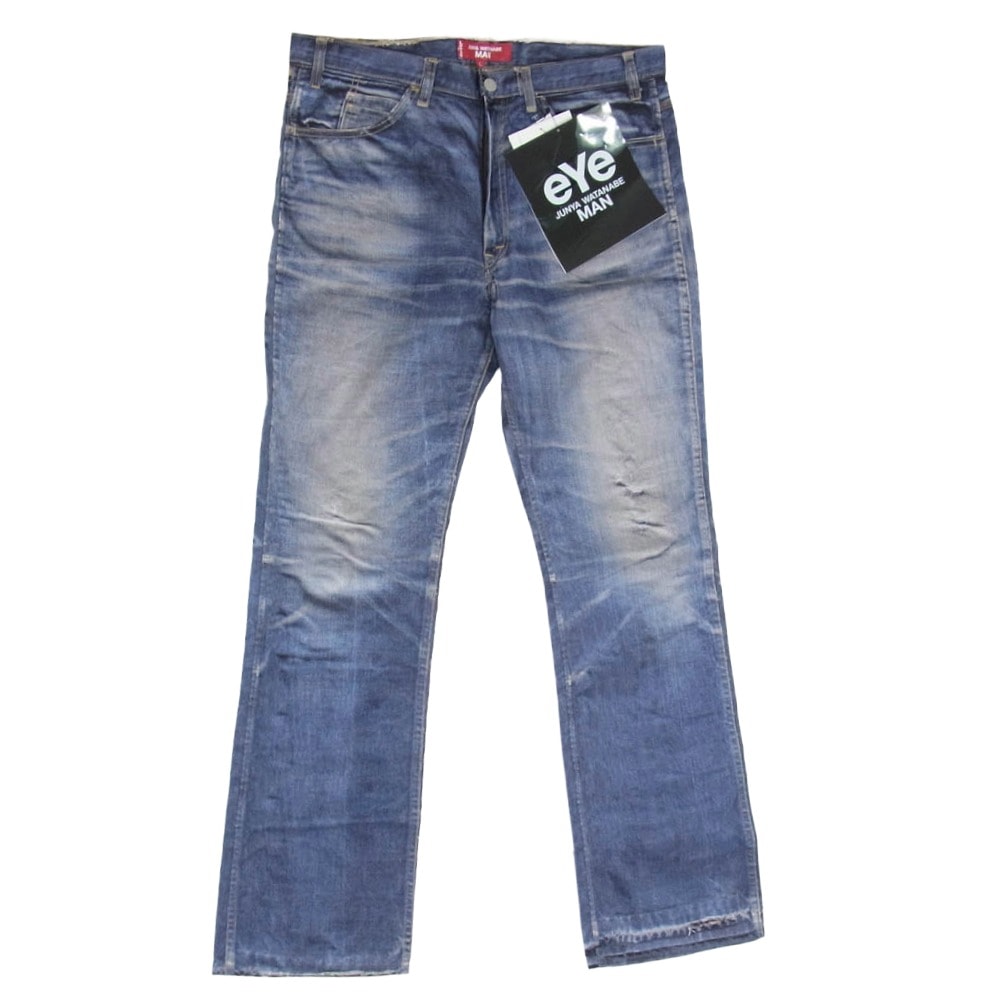 JUNYA WATANABE COMME des GARCONS MAN ジュンヤワタナベコムデギャルソンマン パンツ 25SS WO-P918-100 Levi's ベルベルジン リーバイス 607E 転写プリントブーツカットパンツ L【未使用】【中古】