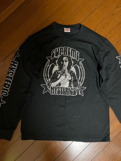 Supreme x HYSTERIC GLAMOUR L/S Tee "Black"