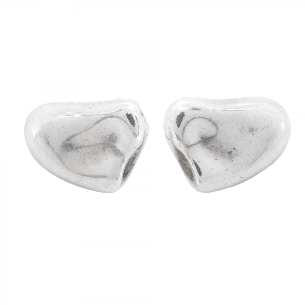 【6jdb0004-k】ティファニー ピアス フルハート シルバー925【中古】レディース