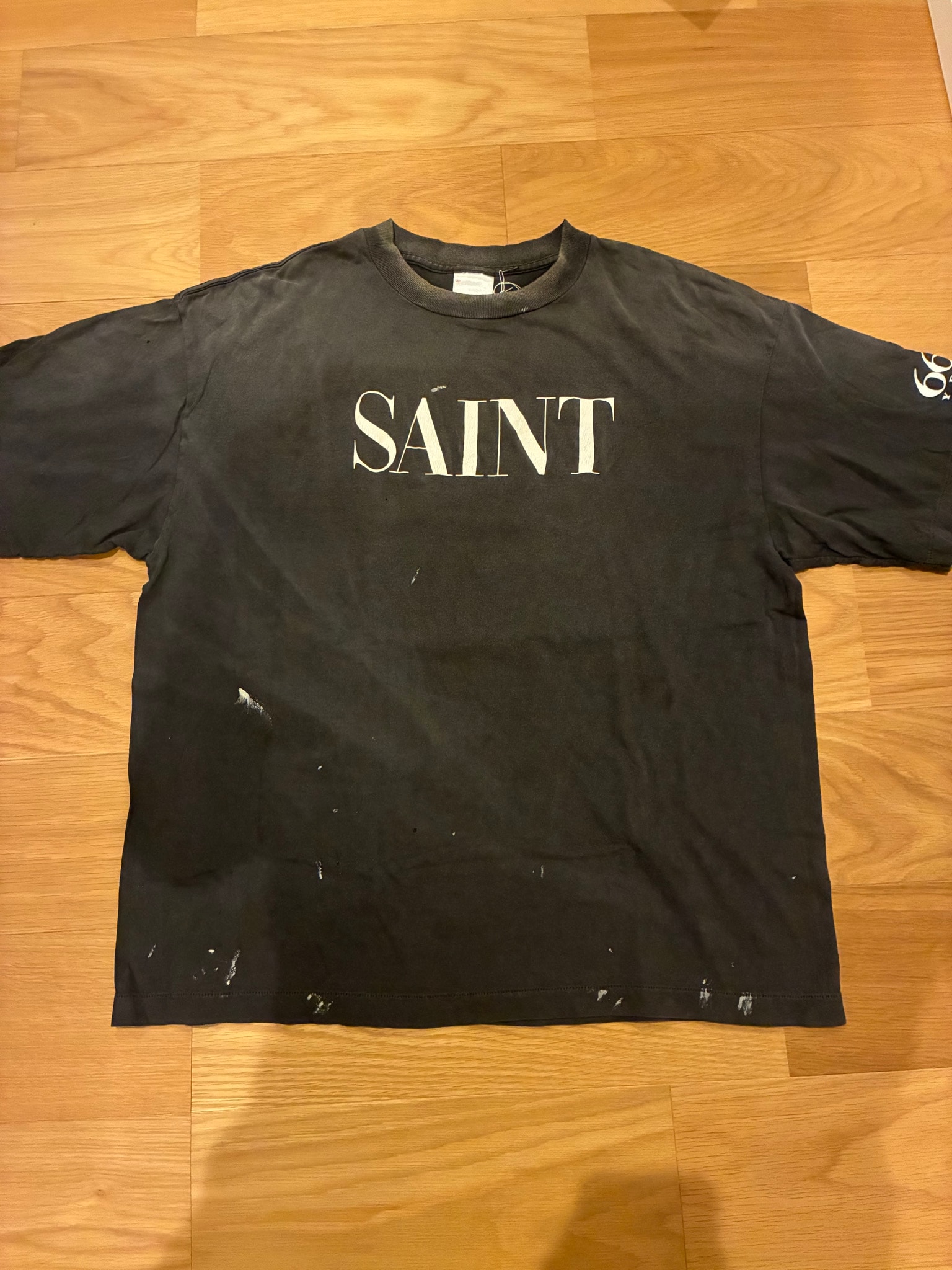 SAINT Mxxxxxx SS T-Shirt Saint 666 "Black"