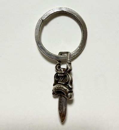Chrome Hearts #5 Dagger Key Ring "Silver"