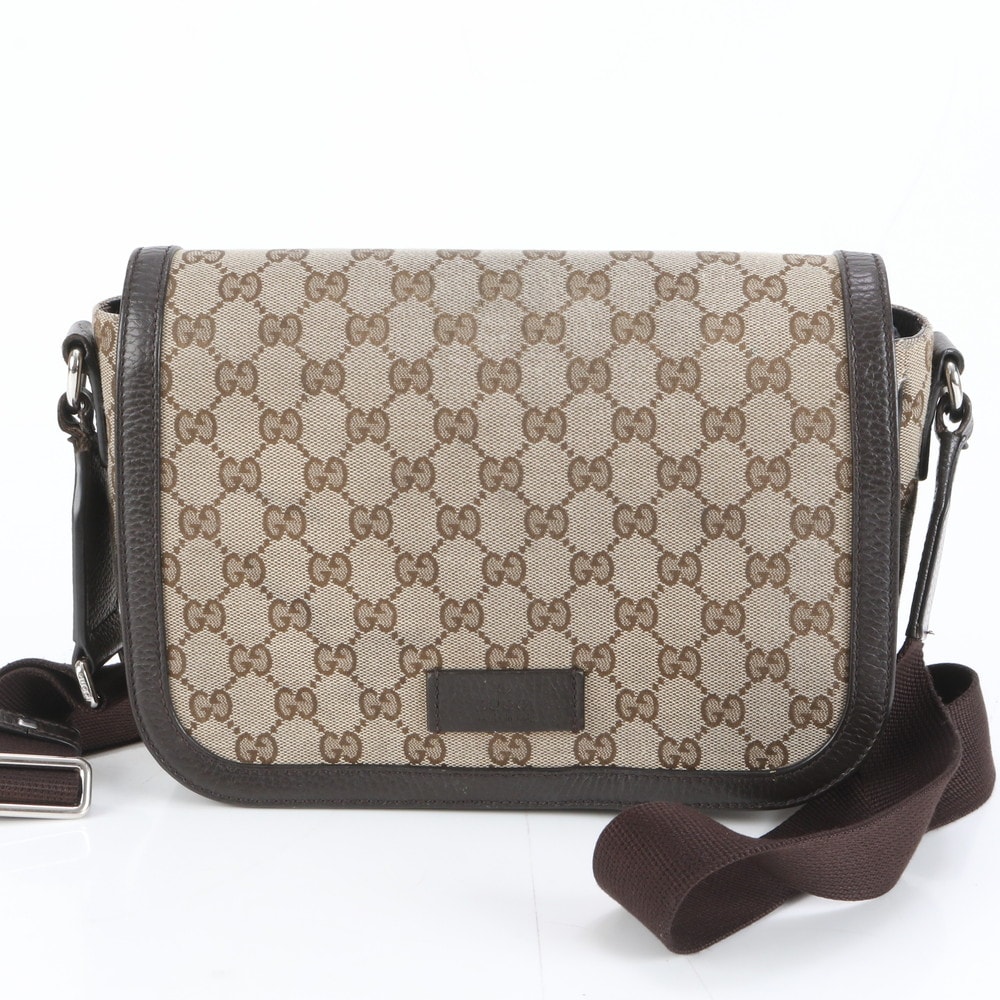 ■美品 グッチ GGキャンバス 449172 ショルダーバッグ