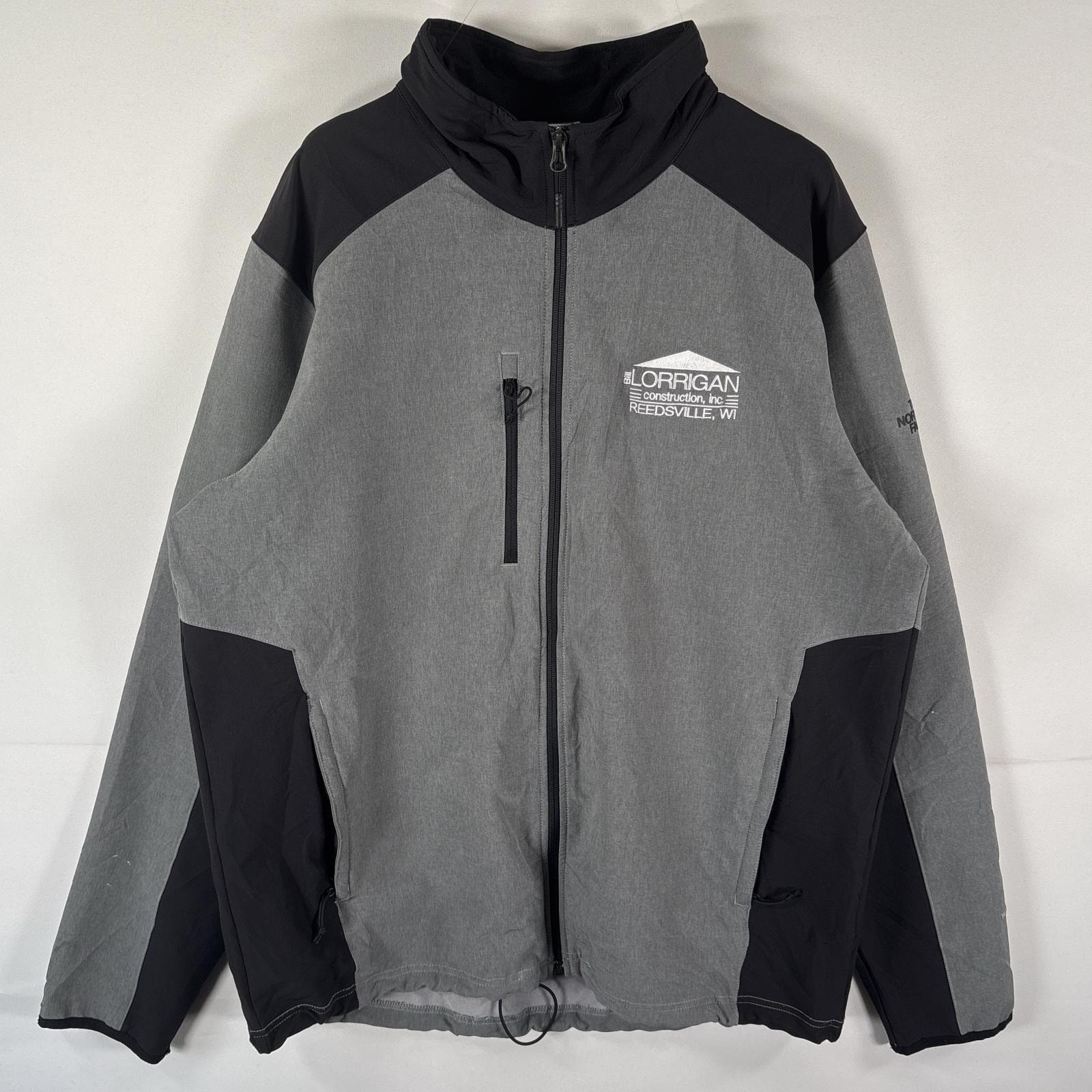 古着 ザ・ノースフェイス THE NORTH FACE ナイロンジャケット シェルジャケット トラックジャケット ツートン 大きいサイズ XL  ブラック メンズ