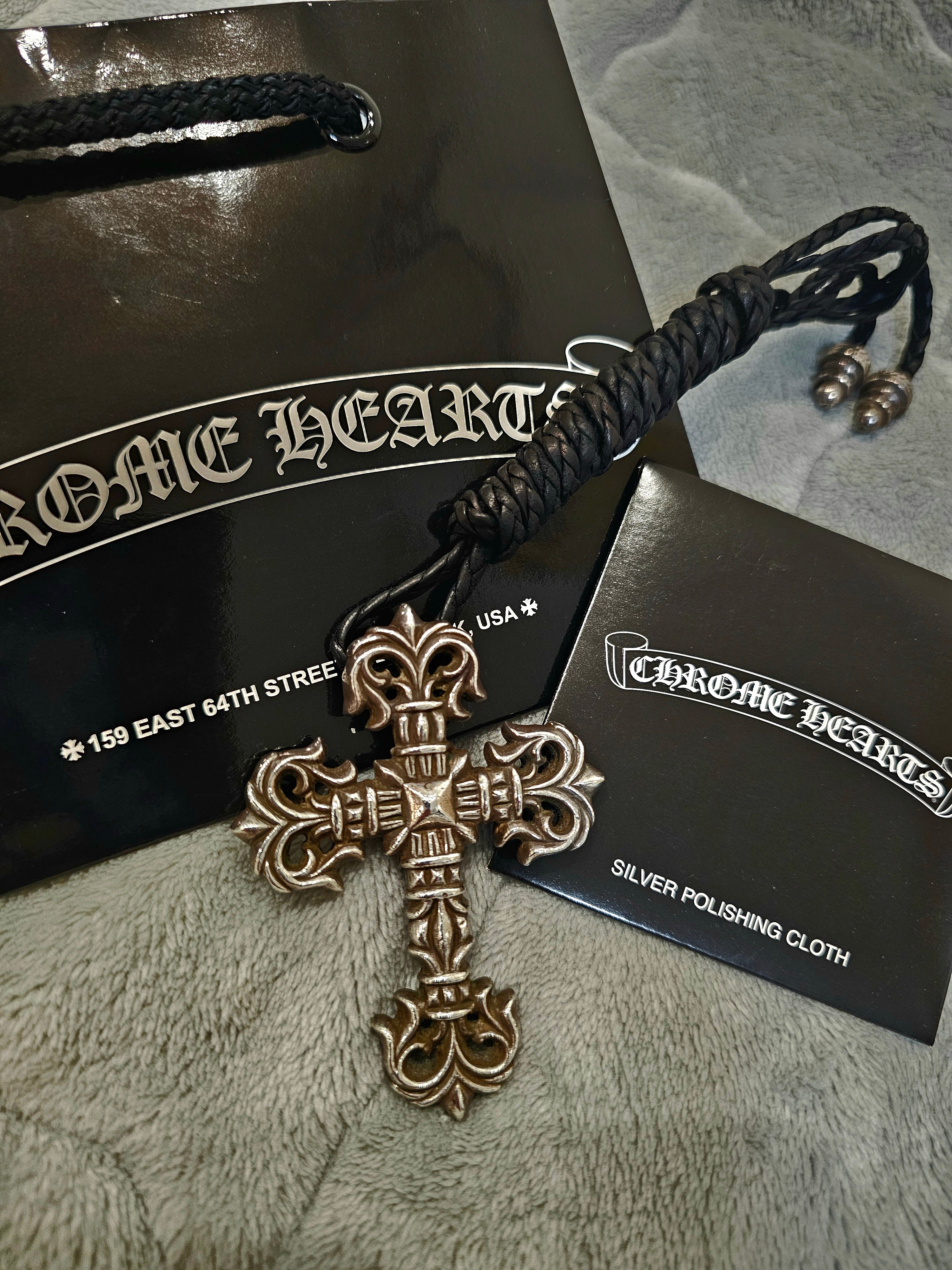 Chrome Hearts Philigree Cross Pendant XS "Silver"