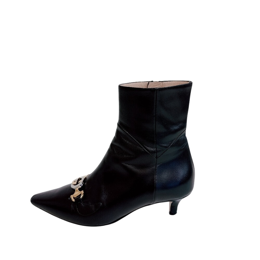 グッチ GUCCI ブーツ インターロッキングG ズゥミ ショートブーツ 577157 ブラック