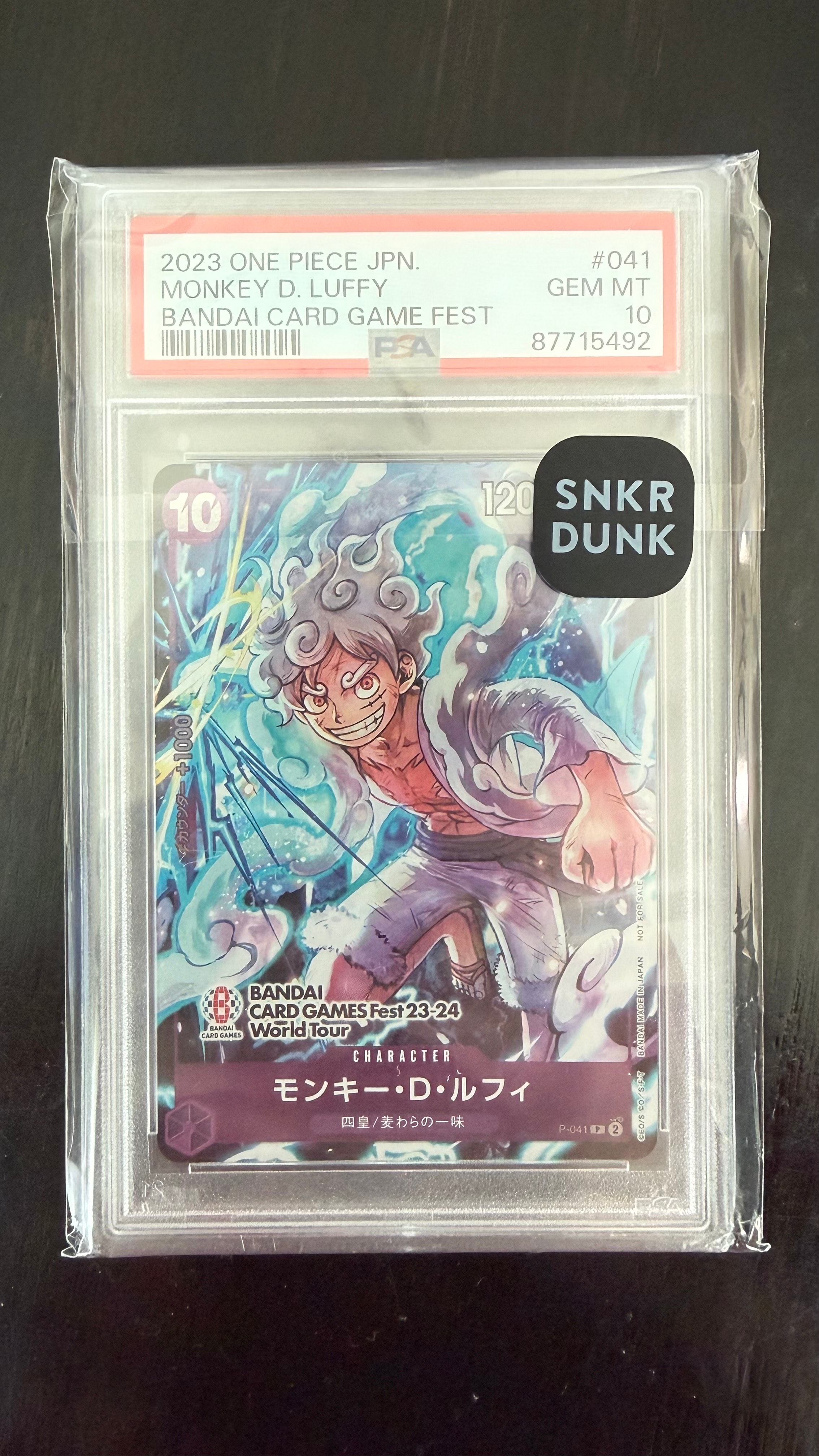 モンキー・D・ルフィ P [P-041] (BANDAI CARD GAMES Fest23-24 World Tour)