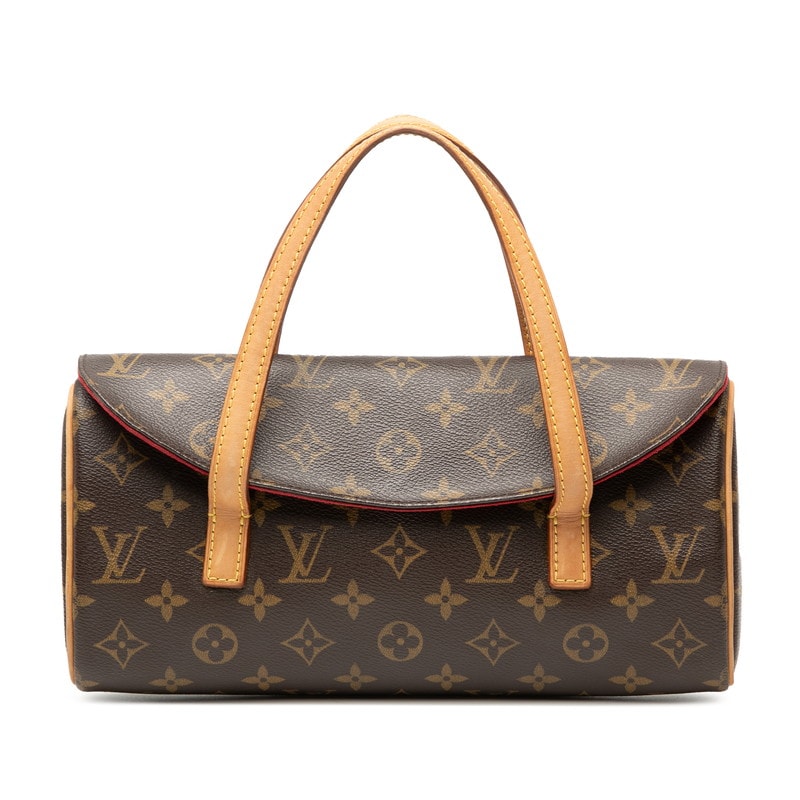 ルイ ヴィトン モノグラム ソナチネ ハンドバッグ M51902 ブラウン PVC レザー レディース LOUIS VUITTON 【中古】