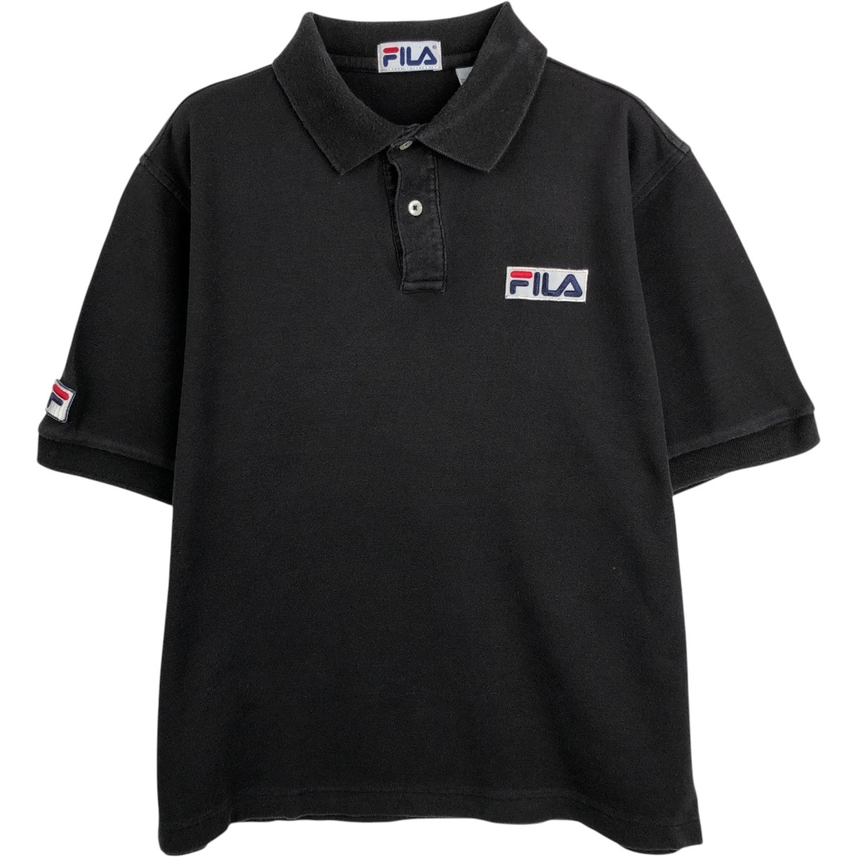 古着 90年代 フィラ FILA 半袖 ポロシャツ USA製 メンズM相当 ヴィンテージ/eaa657494
