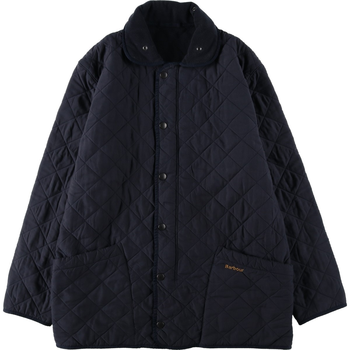 古着 00年代~ バブアー Barbour MICROFIBRE POLARQUILT LONG 3ワラント キルティングジャケット パファージャケット メンズXL相当/eaa629896