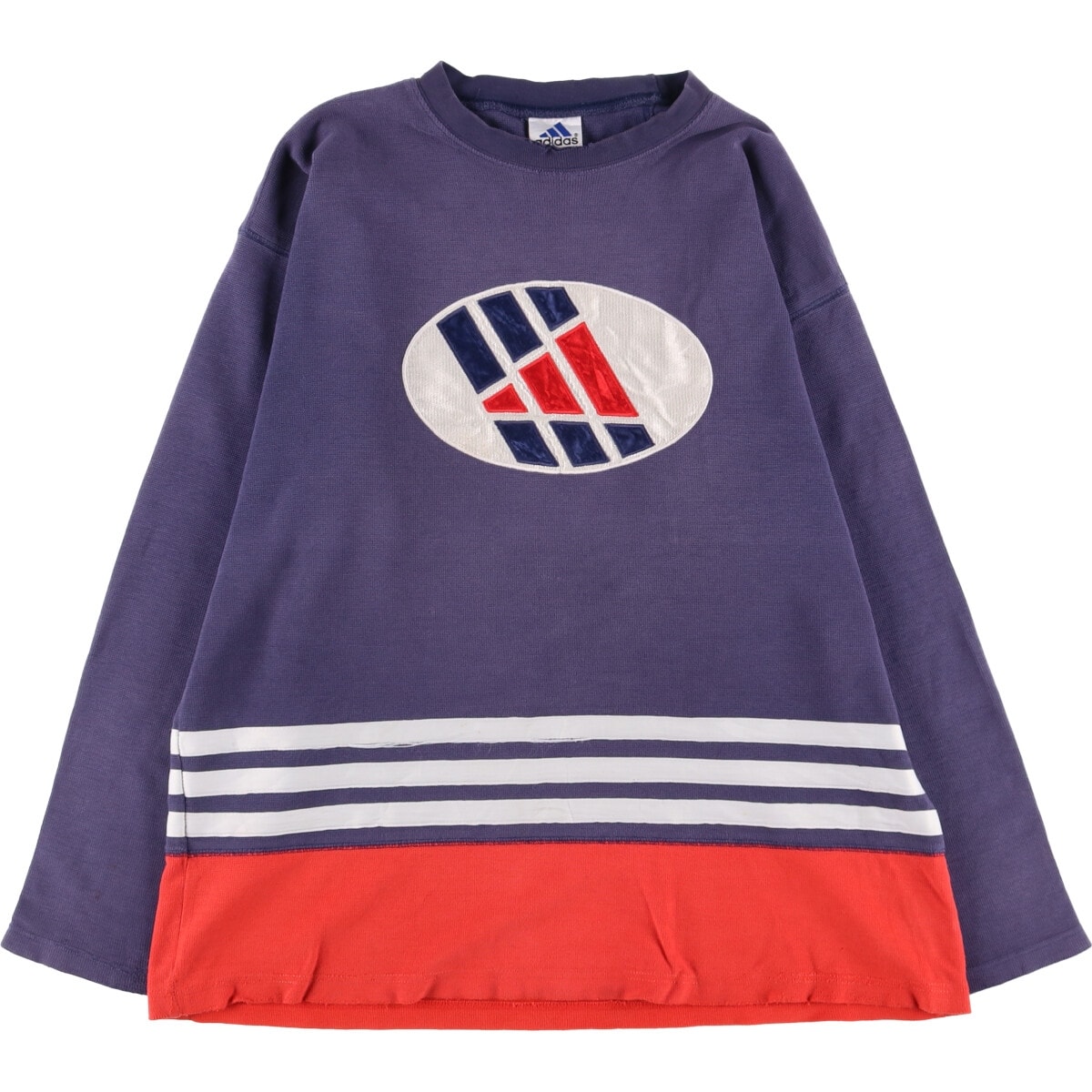 古着 90年代 アディダス adidas ロゴスウェットシャツ トレーナー メンズM相当 ヴィンテージ/eaa576717