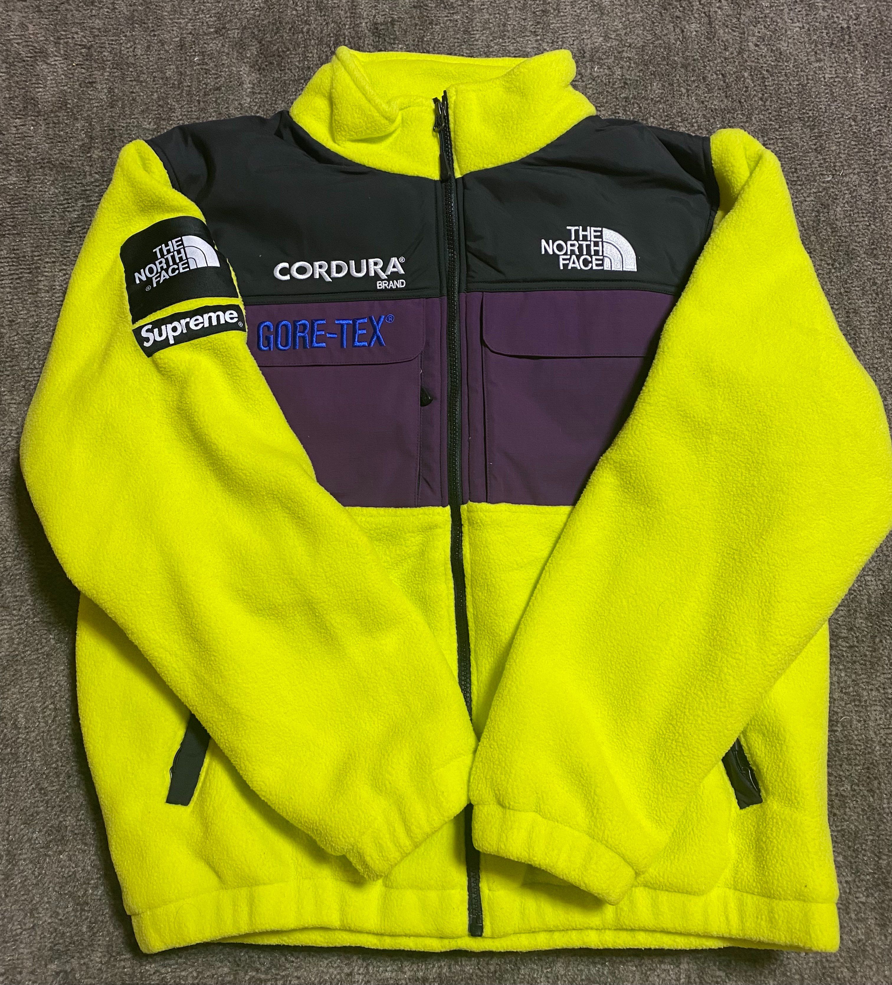 Supreme x The North Face Expedition Fleece Jacket "Yellow"