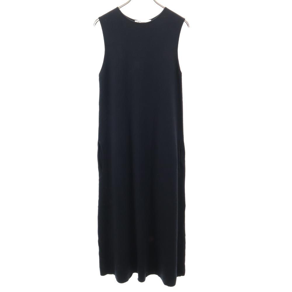 ZARA ノースリーブ ニット ワンピース