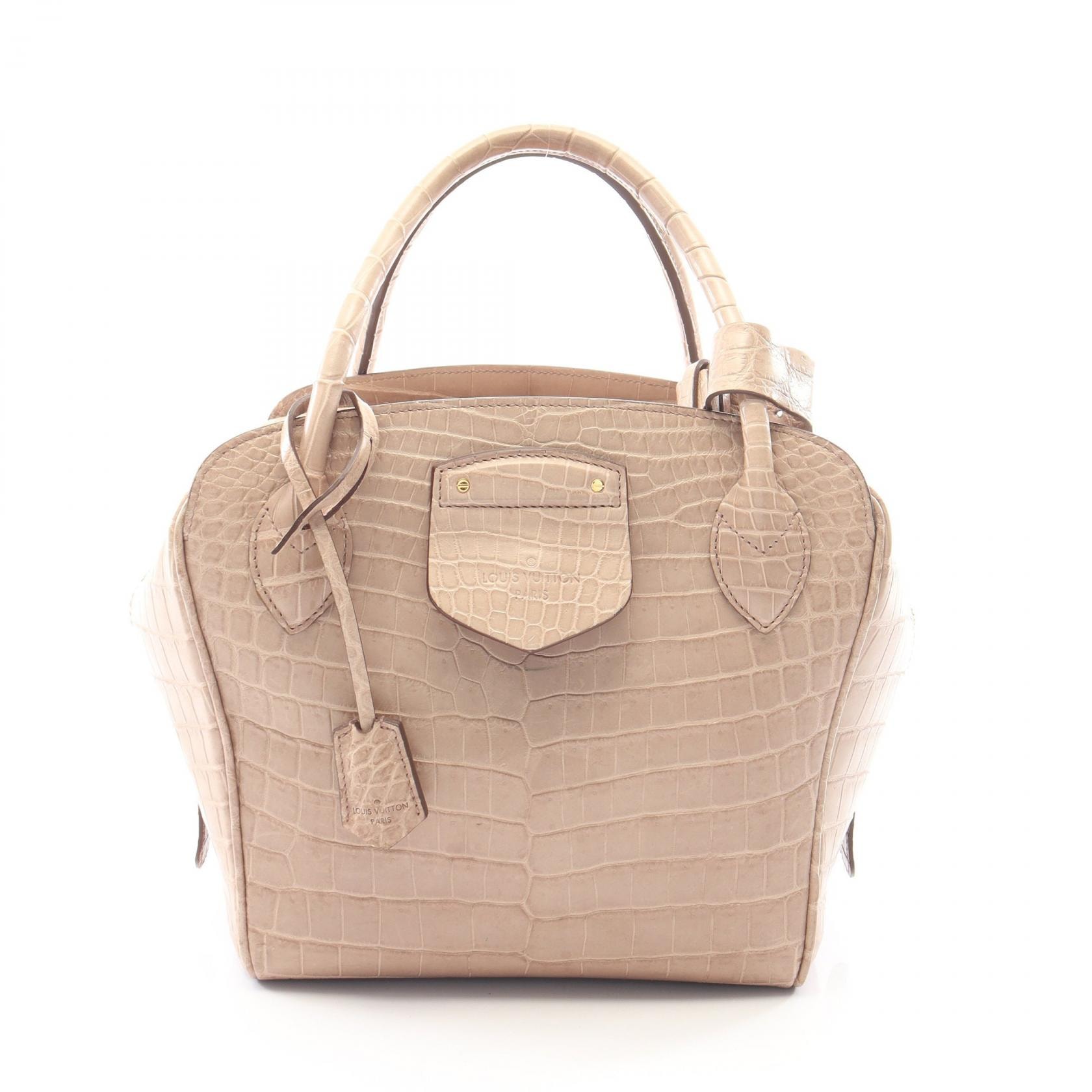ルイ・ヴィトン LOUIS VUITTON ミラリス ハンドバッグ バッグ エキゾチックレザー ベージュ レディース ベージュ系 【中古】