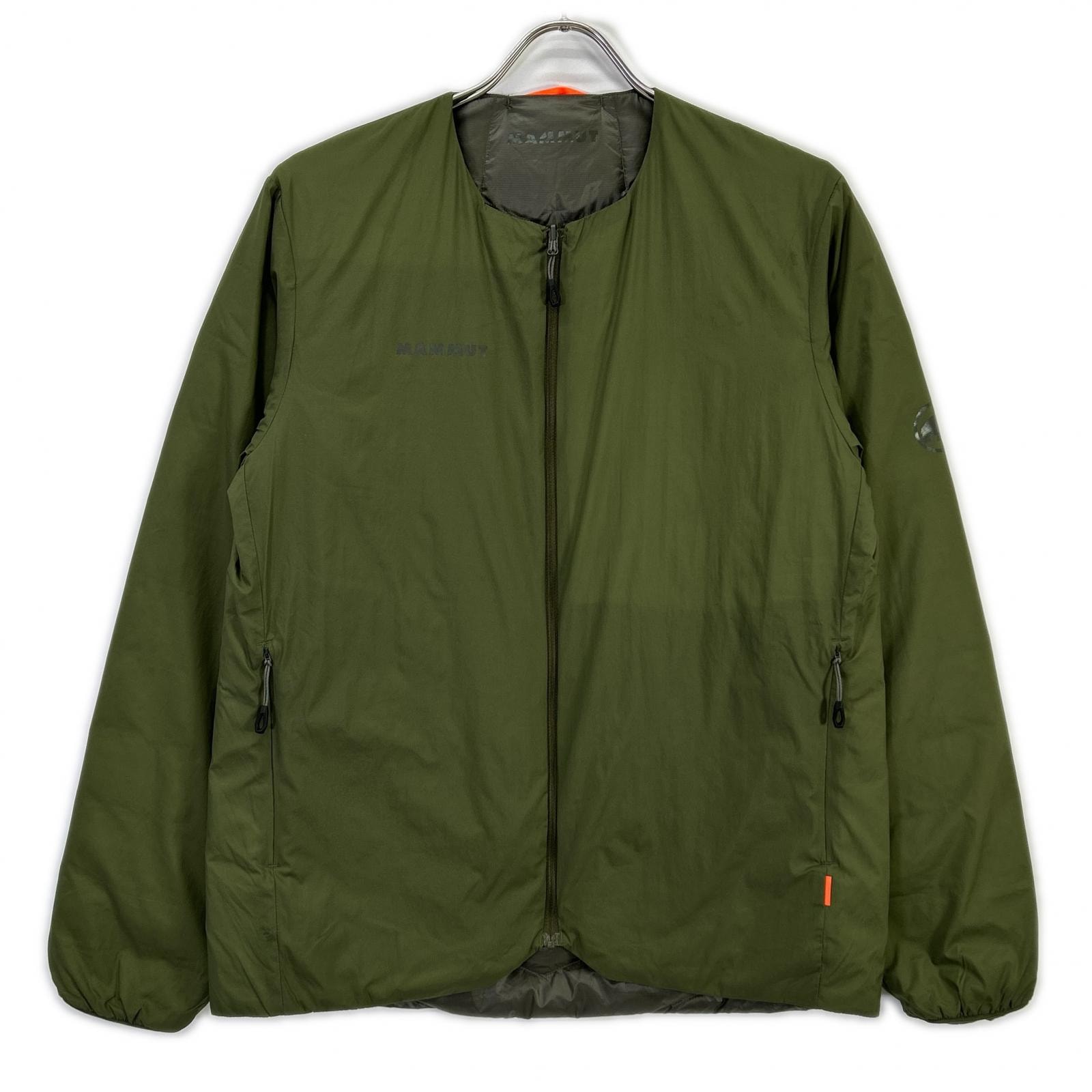 マムート 1013-00652 カーキ リバーシブル Seon IN Cardigan AF/インサレーション カーディガン アジアンフィット M