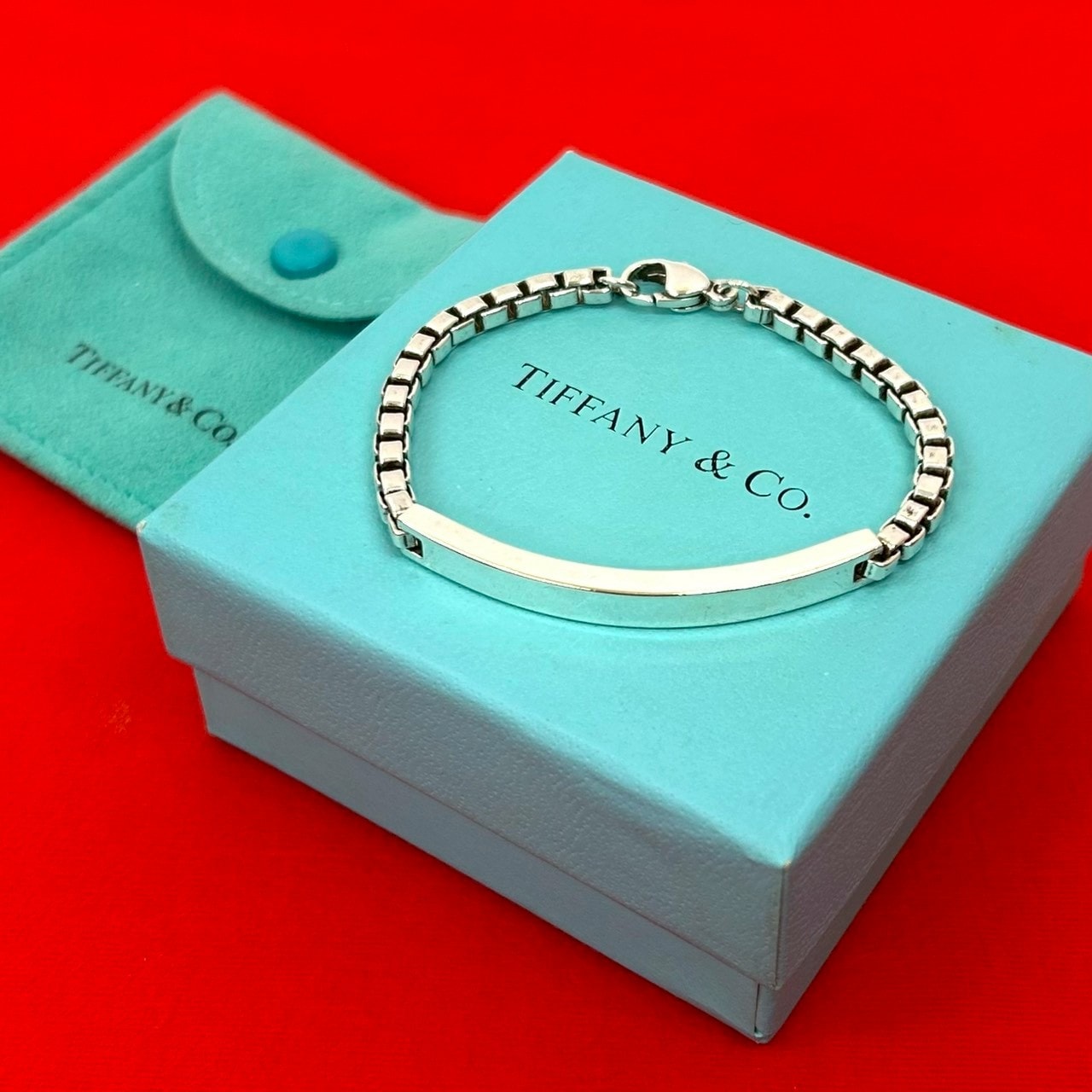 TIFFANY&Co. ティファニー ベネチアンリンク ID ブレスレット シルバー925 ブレスレット シルバー
72672