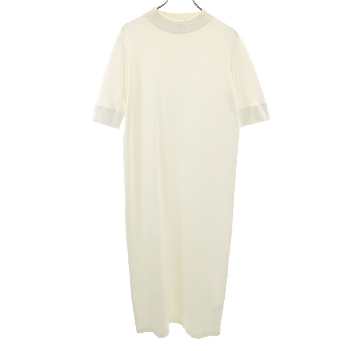 ZARA ザラ 5分袖 ロングワンピース M ホワイト
