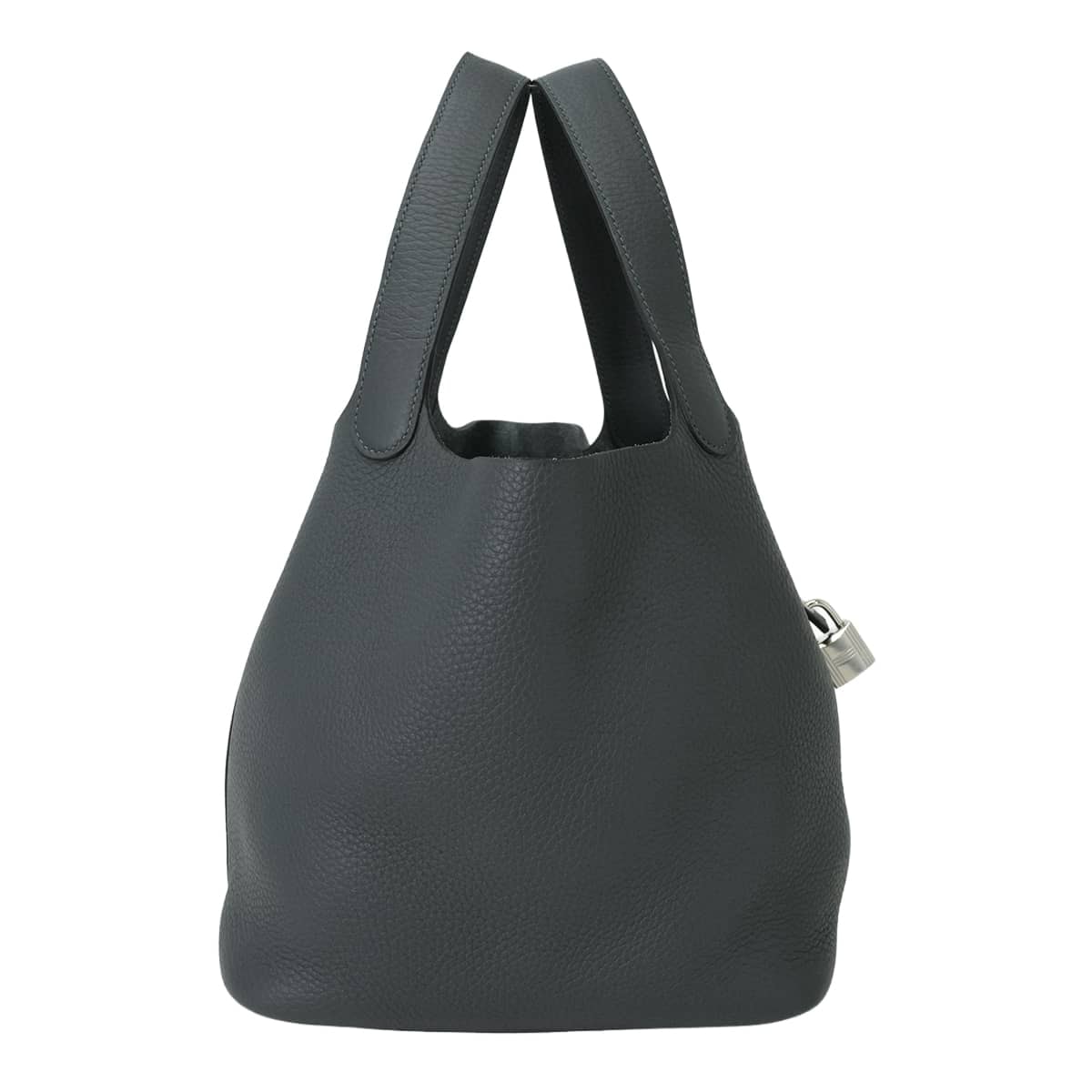 HERMES エルメス ハンドバッグ ピコタンロック 22 MM グリミスティ トリヨンクレマンス シルバー金具 G刻印 新品