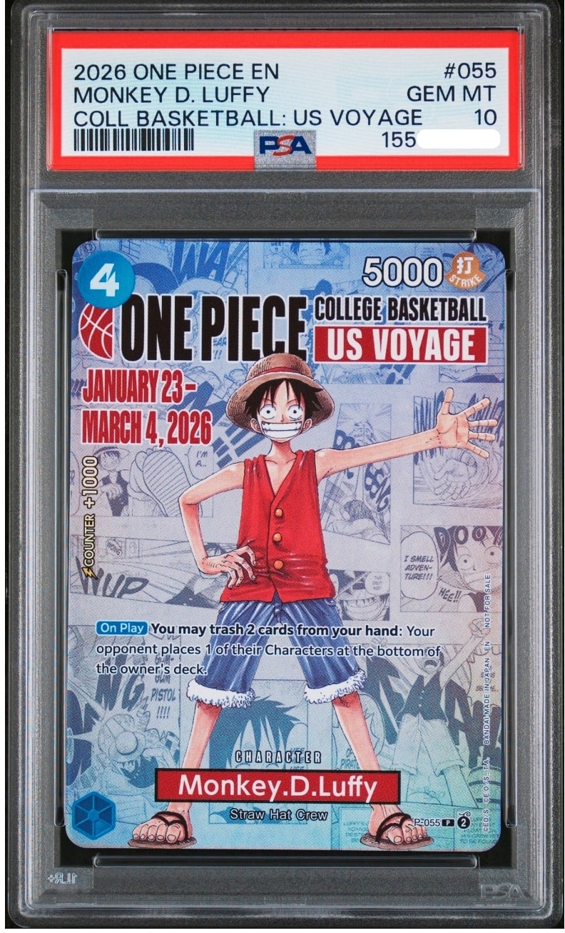 PSA10】モンキー・D・ルフィ：P (開封済) [P-055]【英語版
