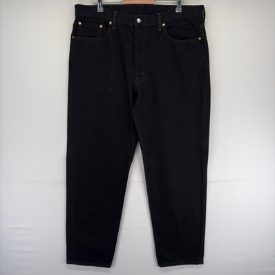 古着 リーバイス Levi's デニム パンツ 550 ブラックデニム 5ポケット ジップフライ ジーンズ w40 L34 ブラック系 メンズ