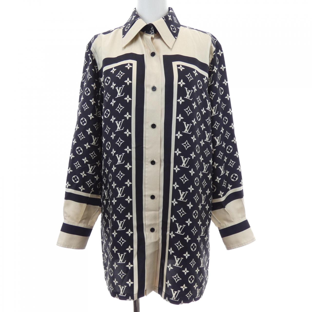ルイヴィトン LOUIS VUITTON ストライプアクセントモノグラム FNTO89TR0 シャツ