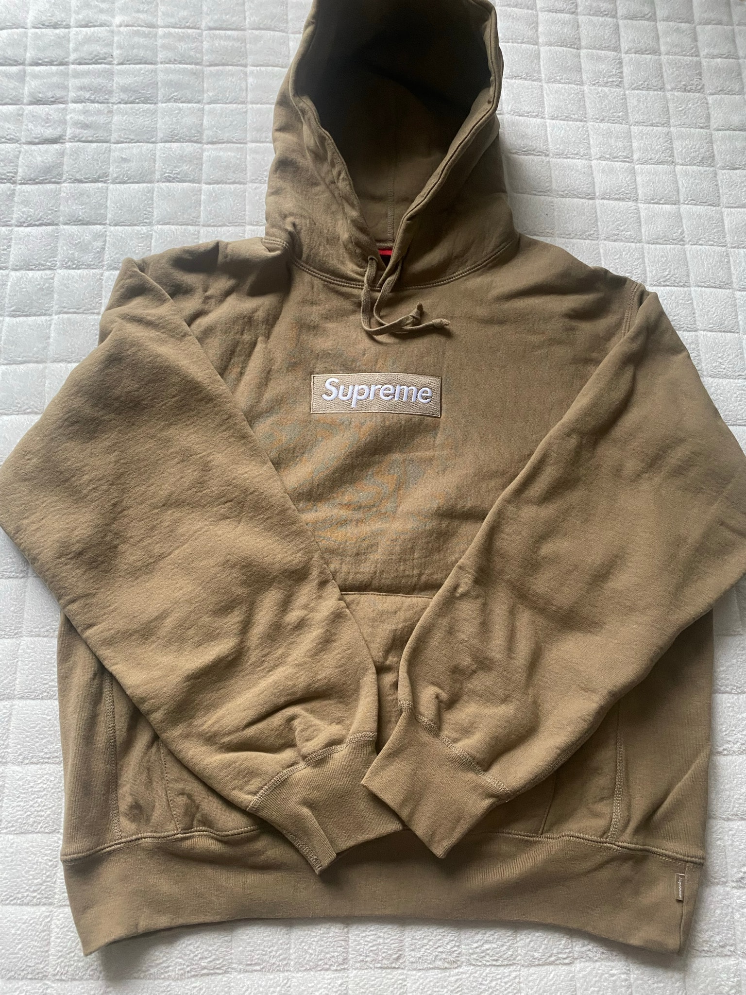 Supreme Box Logo Hooded Sweatshirt "Dark Sand" (23FW)