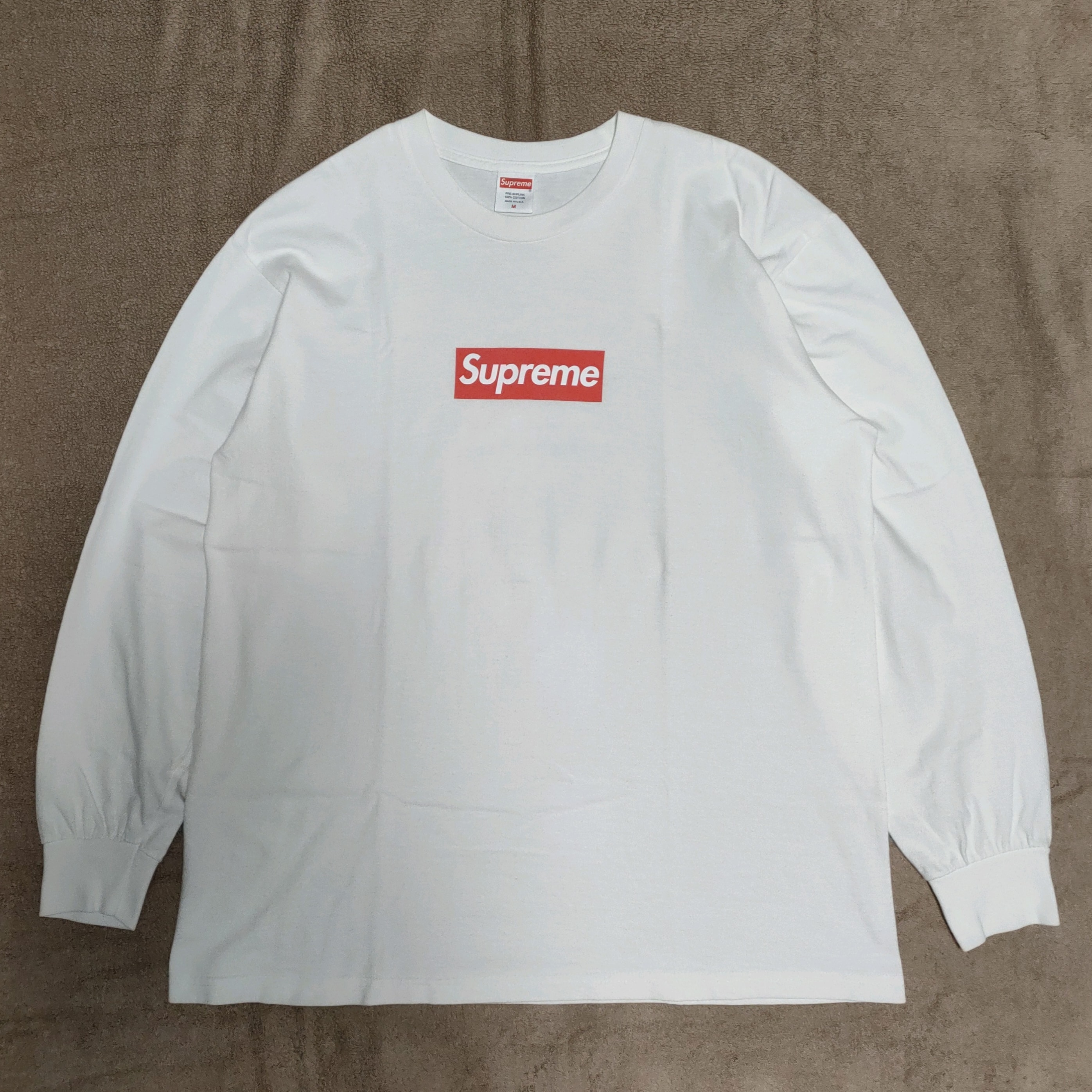 Supreme Box Logo L/S Tee "White"
