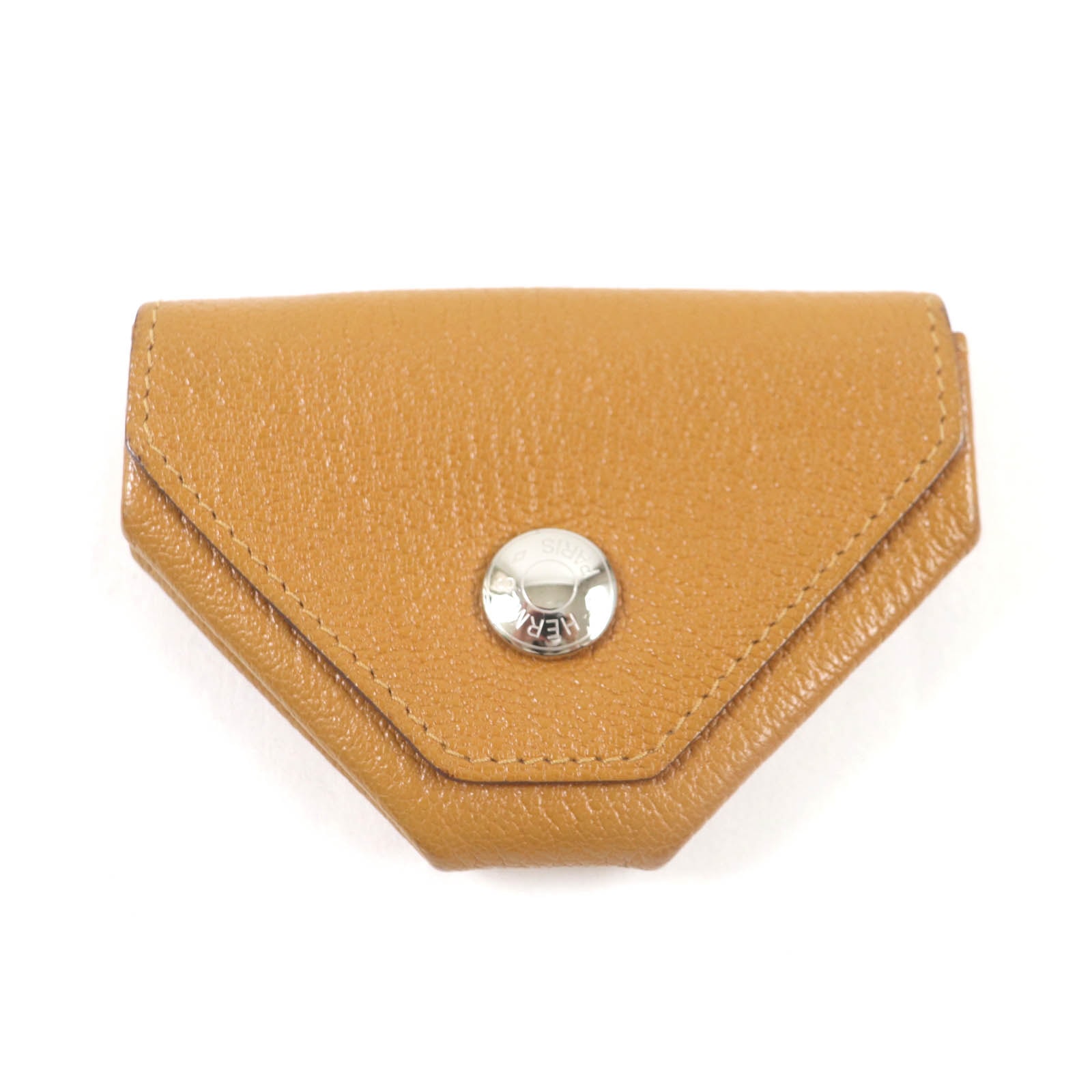 良品 エルメス
 コインケース ルヴァンキャトル ブラウン ピンク レディース