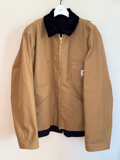 Carhartt WIP × sacai Reversible Duck Jacket "BeigexNavy" 24-03391M