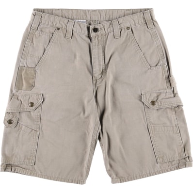 古着 カーハート Carhartt RELAXED FIT リップストップ カーゴショーツ ハーフパンツ メンズw33相当/eaa558838