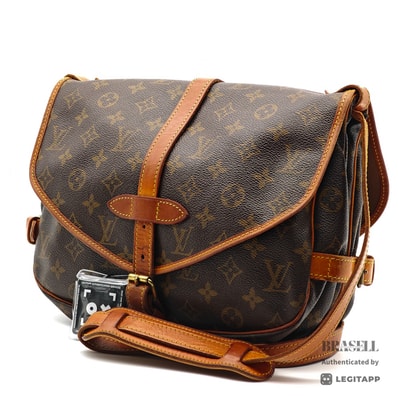 LOUIS VUITTON ルイ・ヴィトン ソミュール30 Monogram ソミュール30 M42256 VI0942 ショルダーバッグ Brown レディース
