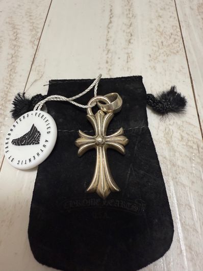 Chrome Hearts CH Cross Pendant Small / Plain Bail "Silver"