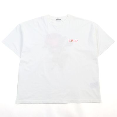 ディオール オム 半袖Tシャツ ホワイト メンズ XL 243J685A0677